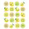Teacher Created Resources Lemon Zest Stickers, 12 Packs of 120